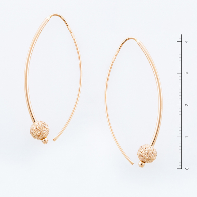 Серьги из золота 585 пробы