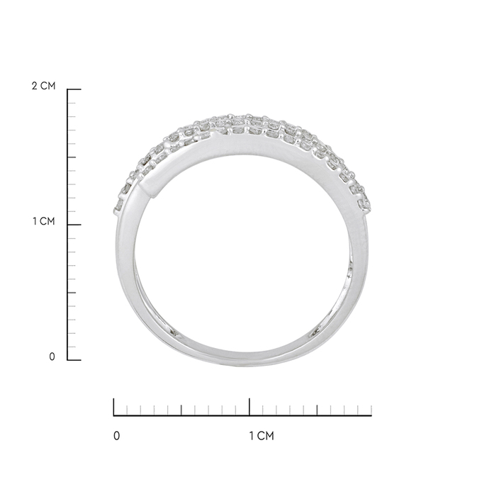 Кольцо из золота 585 пробы c бриллиантами, Л 1208 4686 за 49600