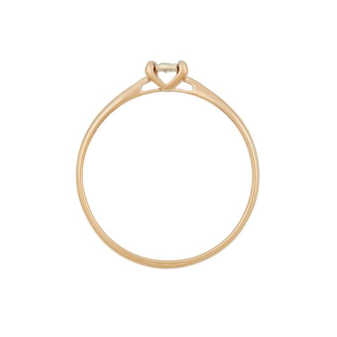 Кольцо из золота 585 пробы c бриллиантом, Л 0616 8511 за 12720