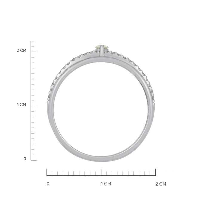 Кольцо из золота 585 пробы c бриллиантами, Л 7001 1114 за 29800
