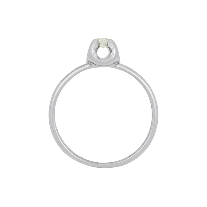 Кольцо из золота 585 пробы c бриллиантом, Л 2213 0684 за 19500