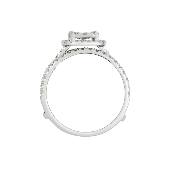 Кольцо из золота 585 пробы c бриллиантами, Л 3309 1778 за 90230