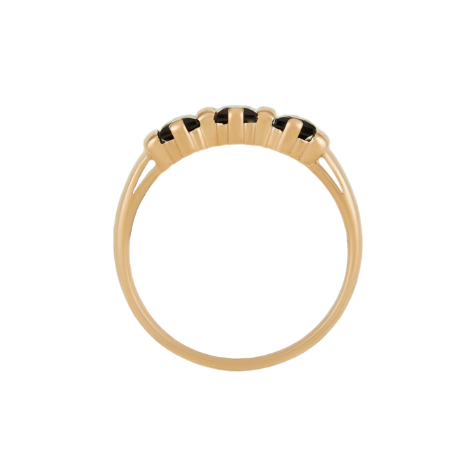 Кольцо из золота 585 пробы c гранатами, Л 6002 5318 за 21600