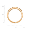 Кольцо из золота 585 пробы c бриллиантами