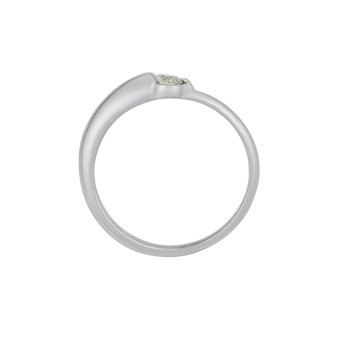 Кольцо из золота 585 пробы c бриллиантом, Л 6602 6819 за 47120