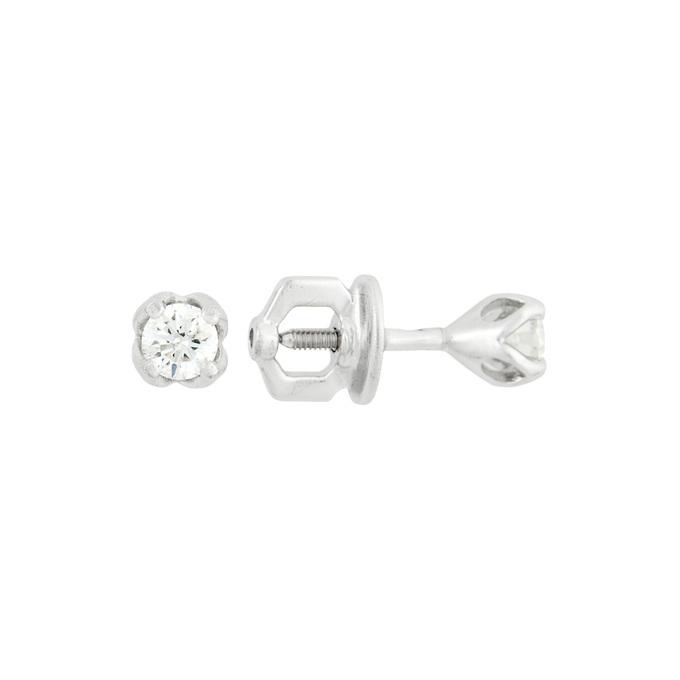 Серьги из золота 585 пробы с бриллиантами, Л 2812 8844 за 59800