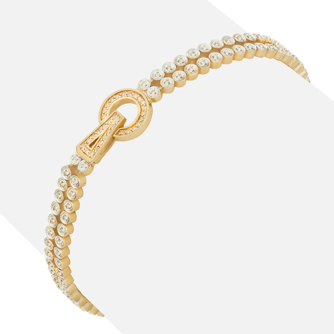 Браслет из золота 585 пробы c бриллиантами