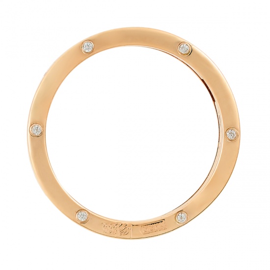 Кольцо из комбинированного золота 585 пробы c фианитами, Л23143653 за 14805
