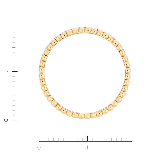 Кольцо из комбинированного золота 750 пробы, Л28101252 за 220000