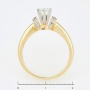 Кольцо из комбинированного золота 585 пробы c 19 бриллиантами Л35054744 фото 4