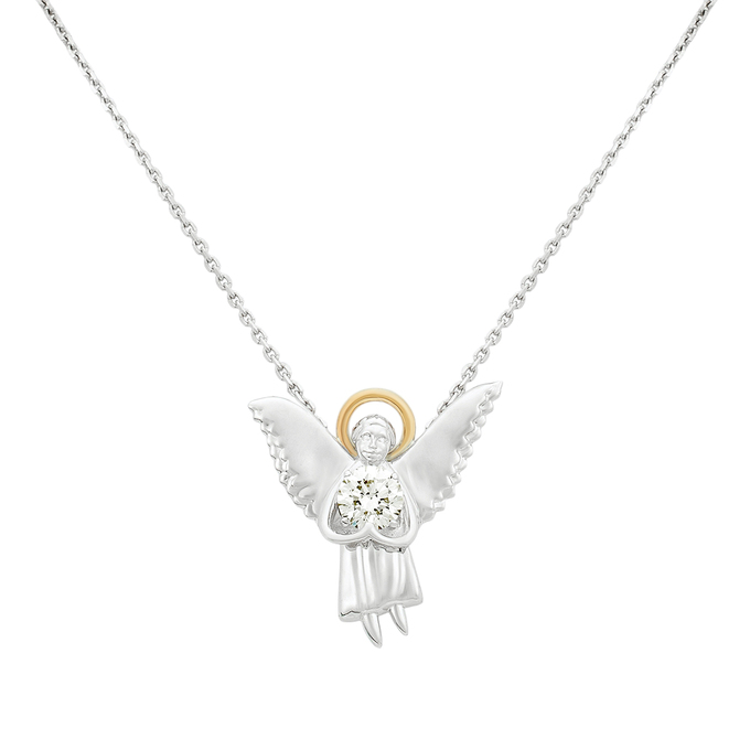 Колье из золота 585 пробы c бриллиантом, Л 2811 9993 за 120000