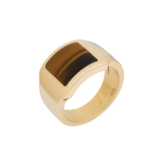 Кольцо Cartier Santos Tiger`s Eye, Л 2813 1998 за 470000
