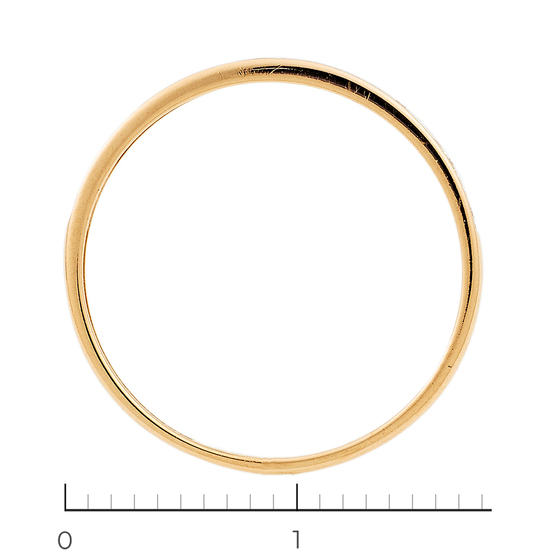 Кольцо из красного золота 585 пробы c 21 бриллиантами, Л41063990 за 5340