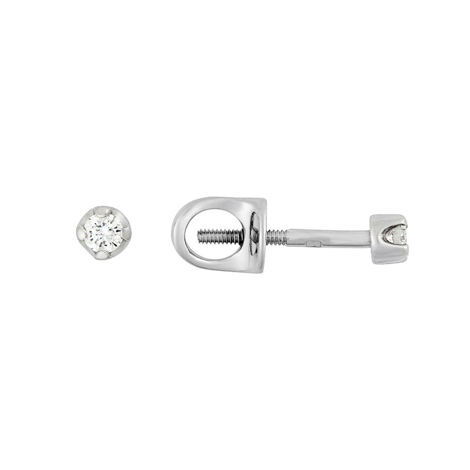 Серьги из золота 585 пробы с бриллиантами, Л 4709 2335 за 19500
