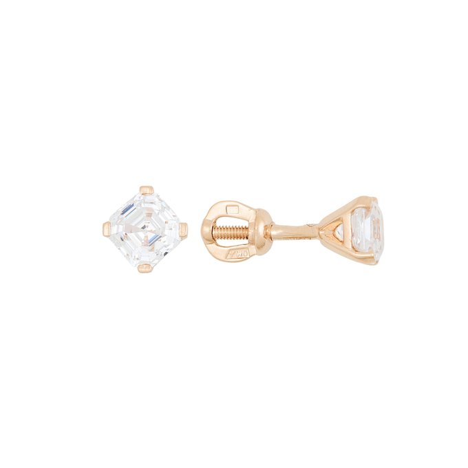 Серьги из золота 585 пробы c фианитами, К 0000 3009 за 15600