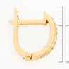 Серьги из золота 585 пробы c 18 бриллиантами