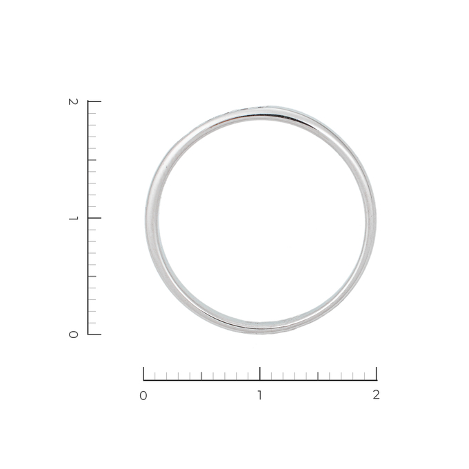 Кольцо из белого золота 585 пробы c 5 бриллиантами, Л 0616 0295 за 12250