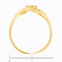 Кольцо из комбинированного золота 585 пробы c 9 бриллиантами Л16146517 фото 4