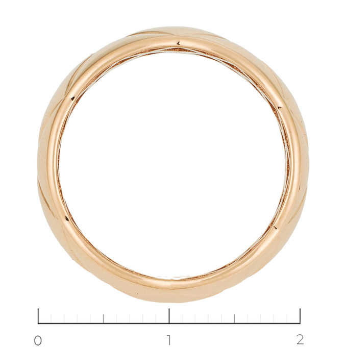 Кольцо из красного золота 585 пробы