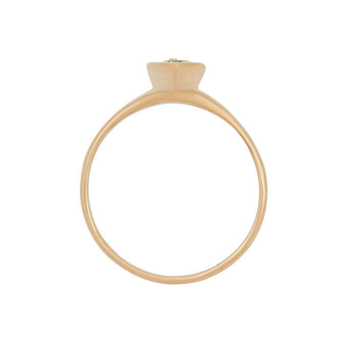 Кольцо из золота 585 пробы c бриллиантом, Л 2811 6863 за 58800