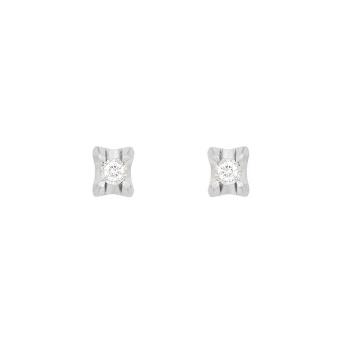 Серьги из золота 585 пробы с бриллиантами, Ц О007 4011 за 26400