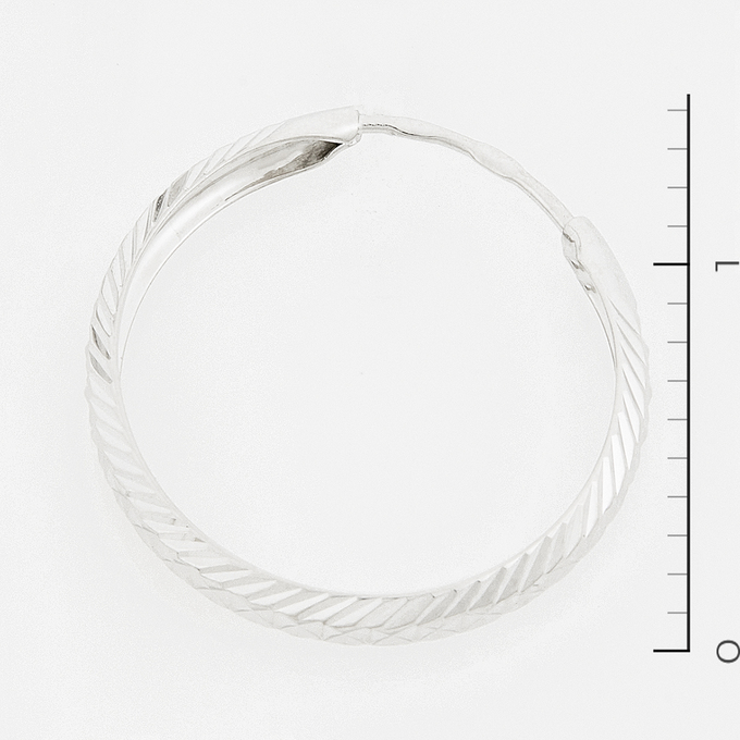 Серьги из белого золота 585 пробы