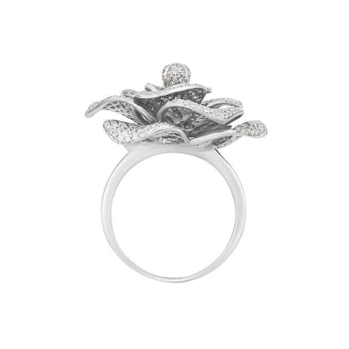 Кольцо из золота 585 пробы c бриллиантами, Л 2508 9891 за 116000