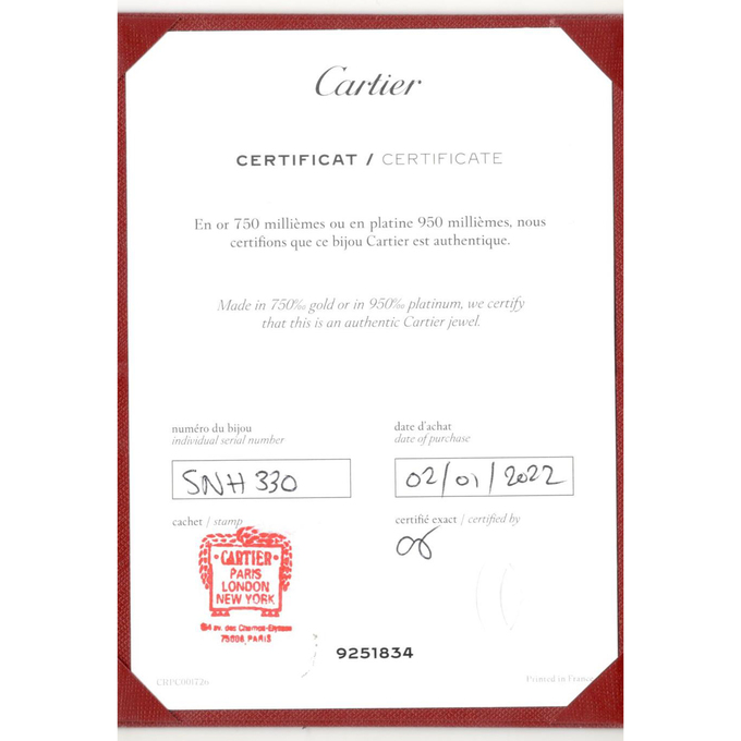 Браслет Cartier Love, Л 2812 7725 за 750000