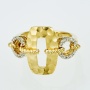 Кольцо из желтого золота 585 пробы c 20 бриллиантами Л45052917 фото 2