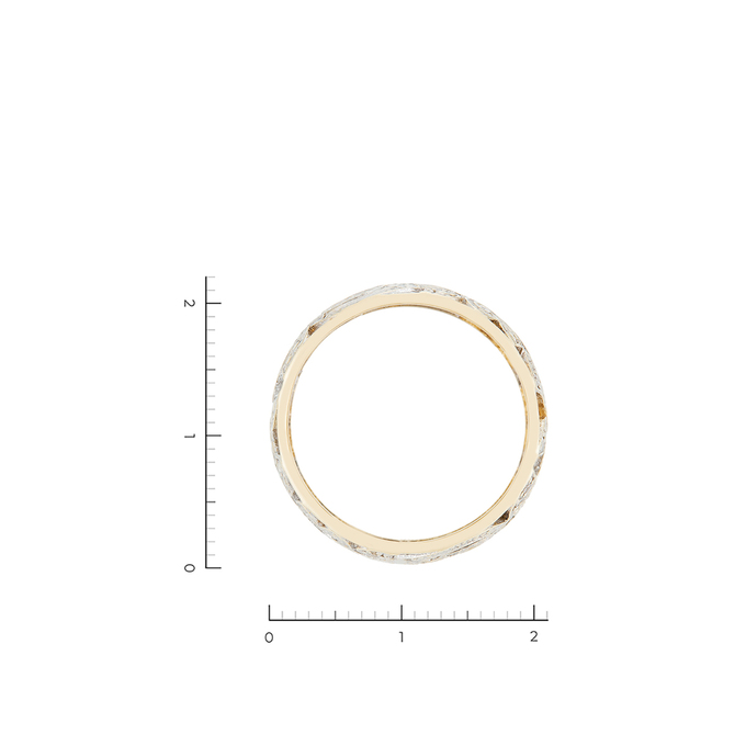 Кольцо из золота 585 пробы c 29 бриллиантами, Л 5702 7047 за 59500