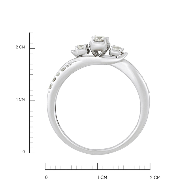 Кольцо из золота 750 пробы c бриллиантами, Л 0615 8846 за 69200