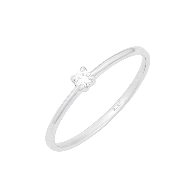 Кольцо из золота 585 пробы c бриллиантом, Л 3014 4045 за 13200