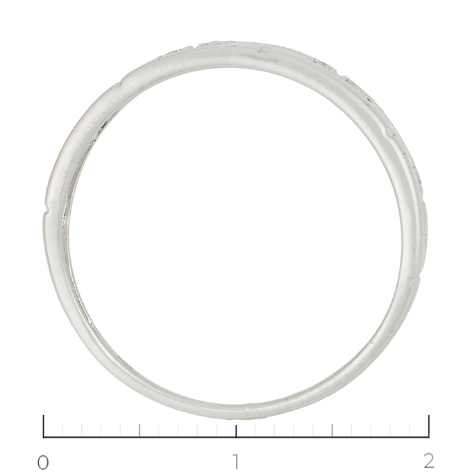 Кольцо из белого золота 585 пробы c 27 бриллиантами, Л 0514 3439 за 14800