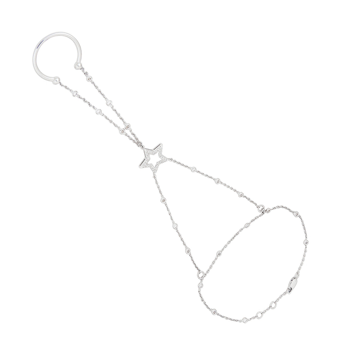 Кольцо из золота 750 пробы c бриллиантами