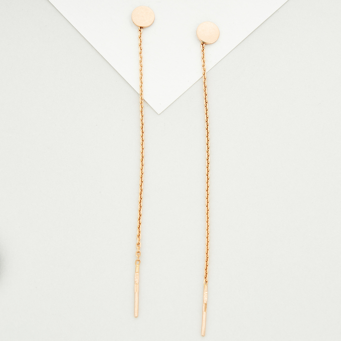 Серьги из красного золота 585 пробы