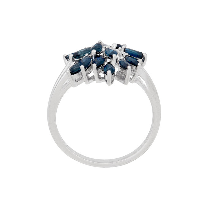 Кольцо из золота 585 пробы c сапфирами и бриллиантом, Л 7001 1630 за 45200