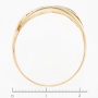 Кольцо из комбинированного золота 585 пробы Л24135040 фото 4
