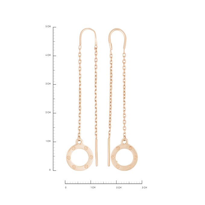 Серьги из золота 585 пробы, Л 4608 7061 за 14560