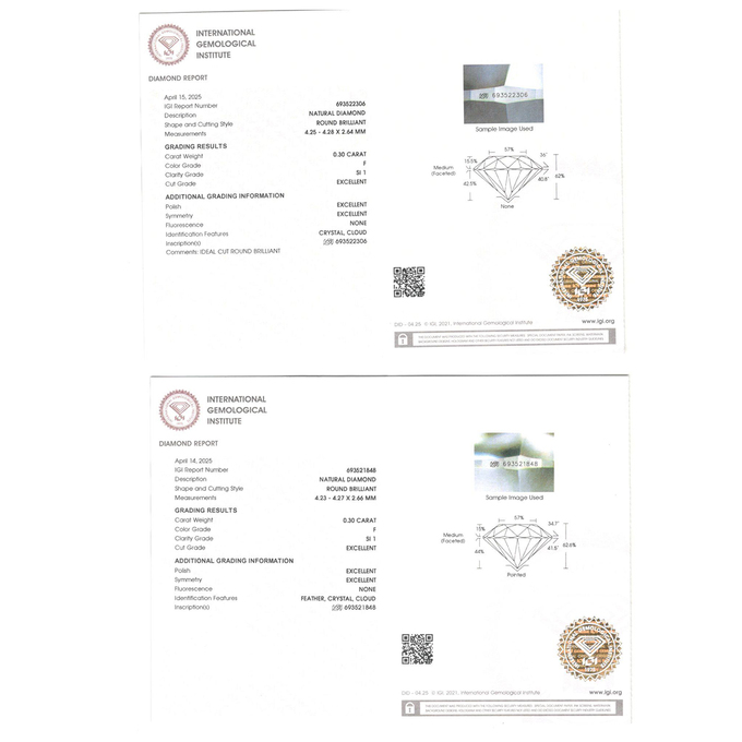 Кольцо из золота 585 пробы c бриллиантами, Л 2811 9370 за 307000