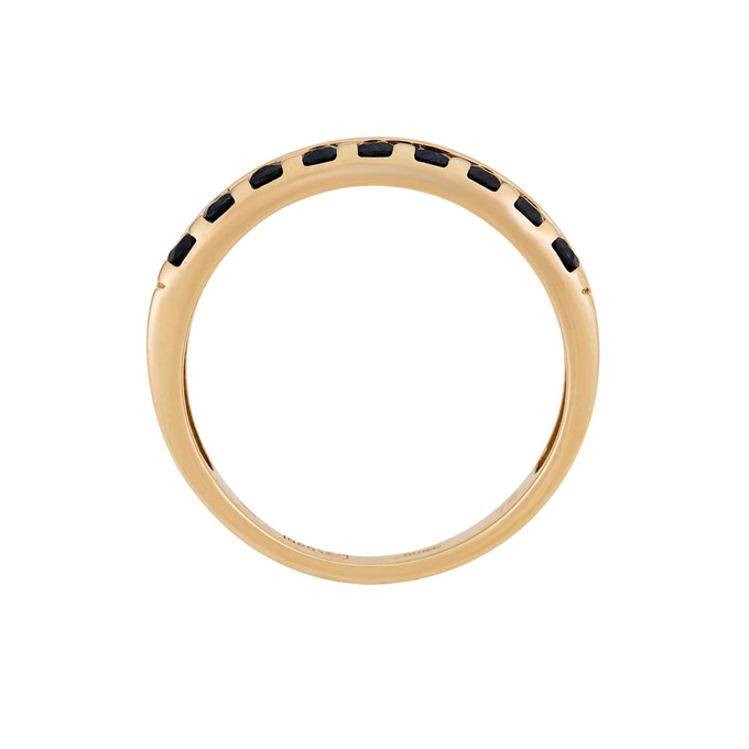 Кольцо из золота 585 пробы c сапфирами и бриллиантами, Л 1208 6222 за 39600