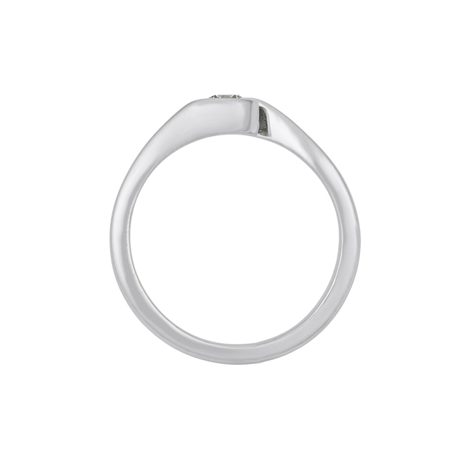 Кольцо из золота 750 пробы c бриллиантом, Л 5205 7426 за 66500