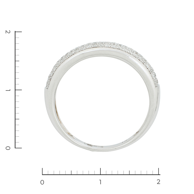 Кольцо из золота 585 пробы c 75 бриллиантами, Л 3606 2658 за 26320