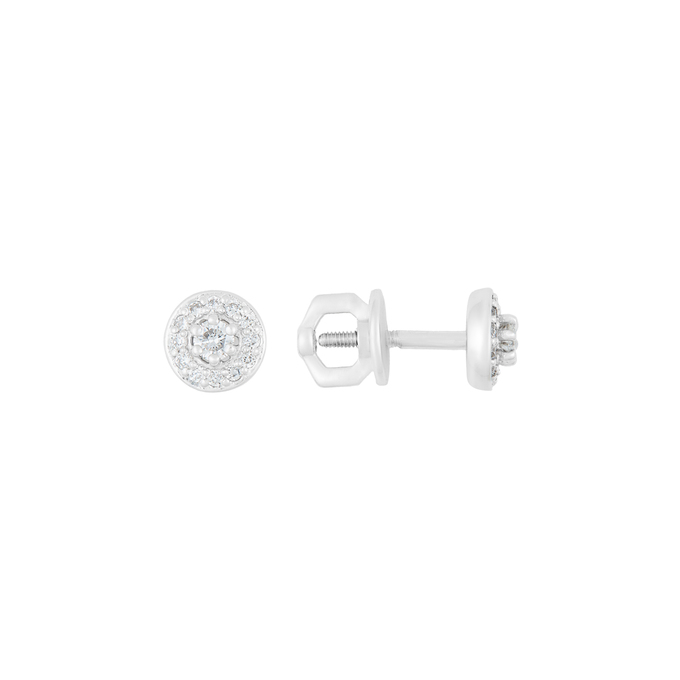 Серьги из золота 585 пробы c бриллиантами, Л 5104 0515 за 35600