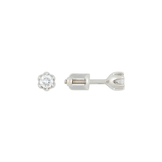 Серьги из золота 585 пробы c бриллиантами, Л 5207 7426 за 35600
