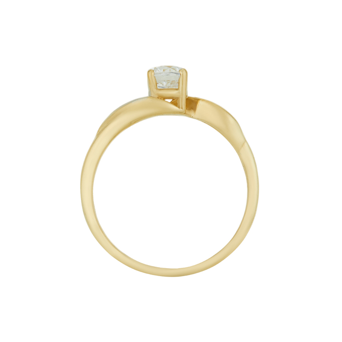 Кольцо из золота 585 пробы c фианитом, Л 0616 8768 за 20640