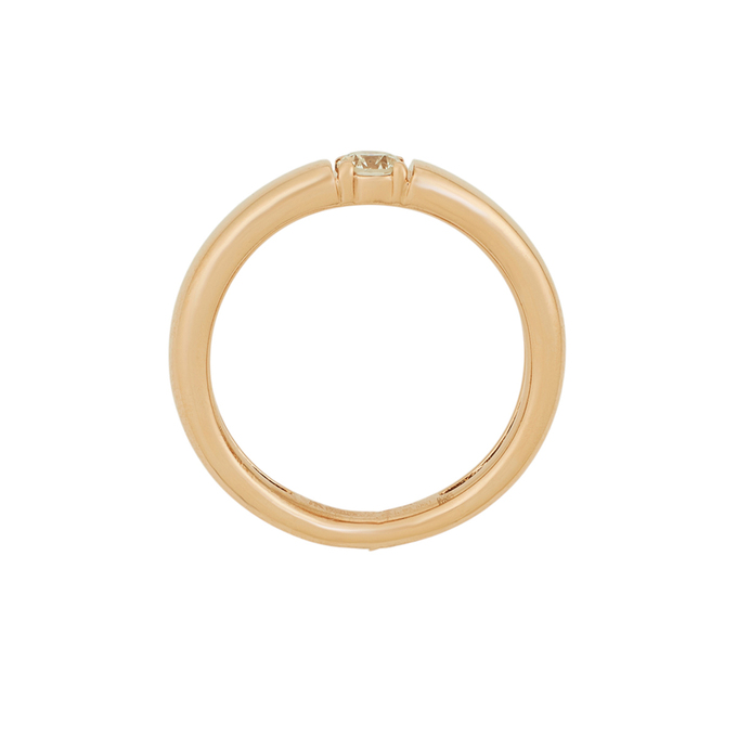 Кольцо из золота 585 пробы c бриллиантом, Л 3507 0020 за 57200