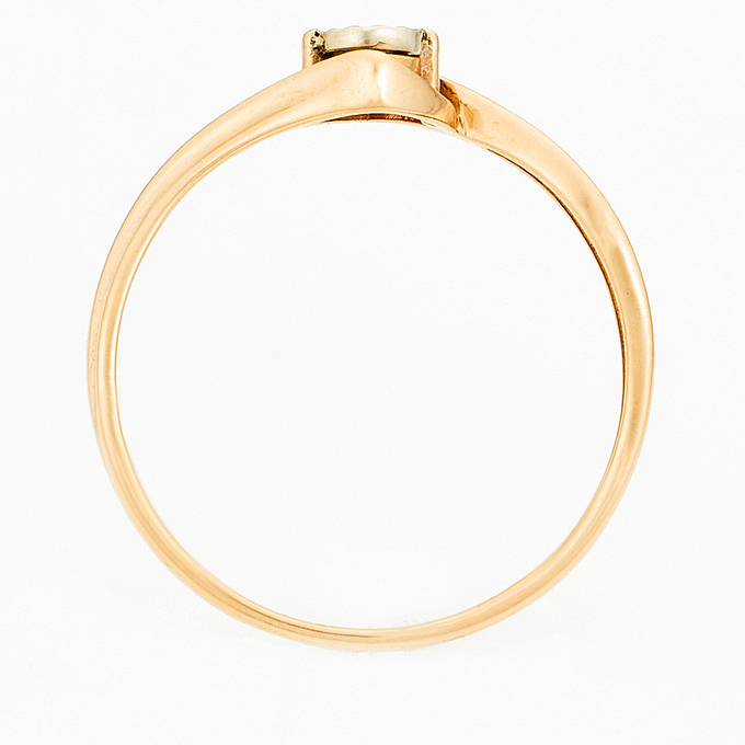 Кольцо из золота 585 пробы c бриллиантом, Л 3505 8378 за 17600