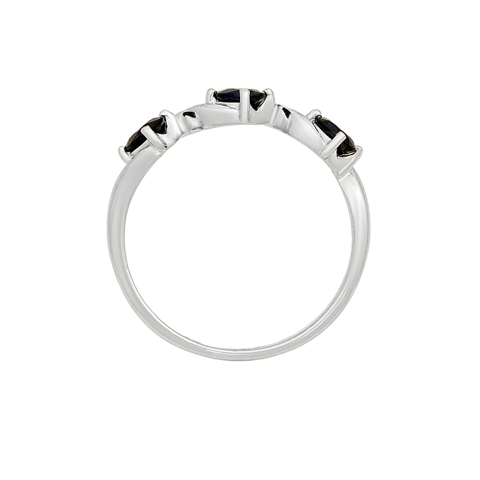 Кольцо из золота 585 пробы c сапфирами и бриллиантами, Л 2316 7140 за 32720