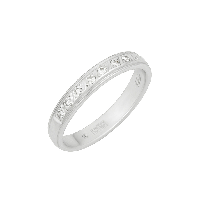 Кольцо из золота 585 пробы c бриллиантами, Л 3706 5946 за 33200