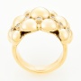 Кольцо из комбинированного золота 750 пробы c 14 бриллиантами Л45063738 фото 3